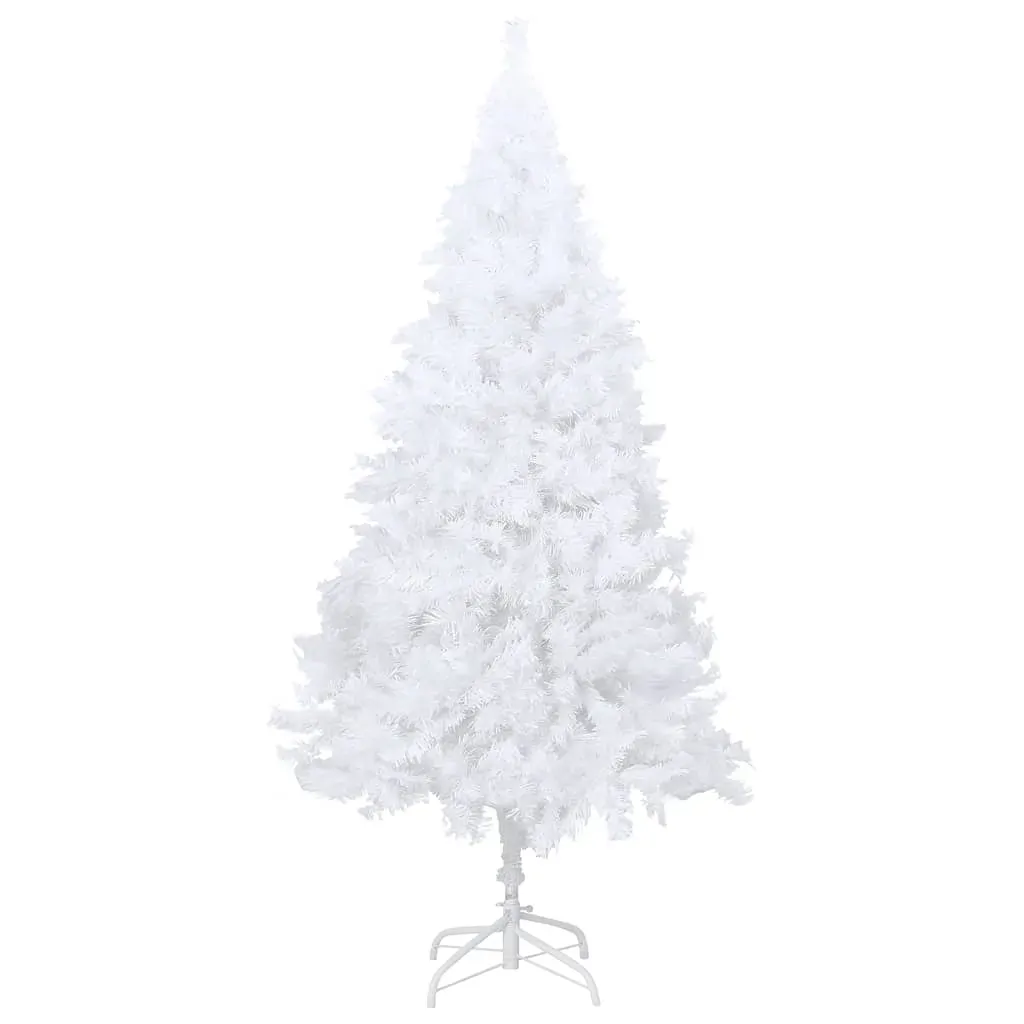 Artificial Pre-lit Christmas Tree with Thick Branches White 120 cm Price