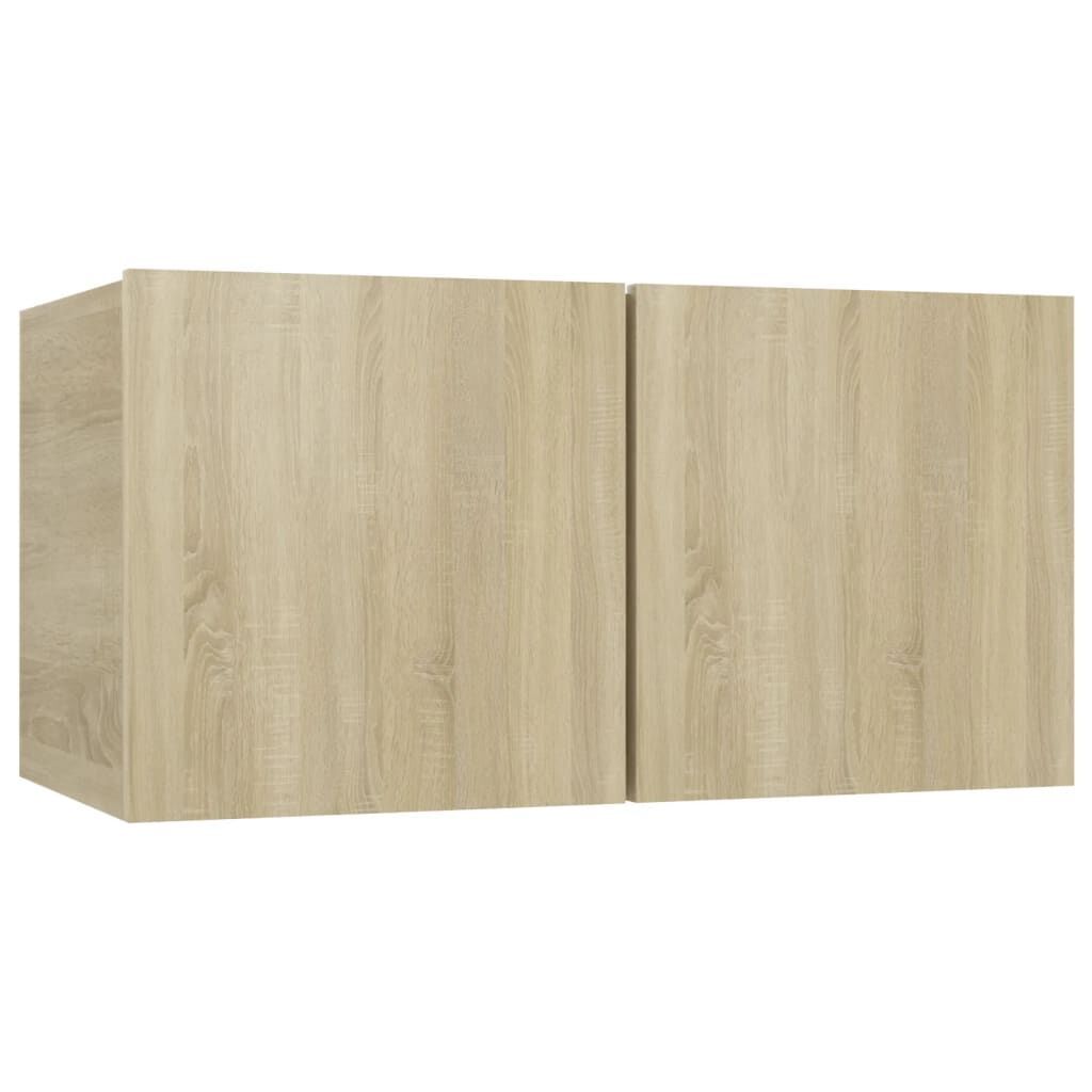 7 Piece TV Cabinet Set Sonoma Oak Engineered Wood Price
