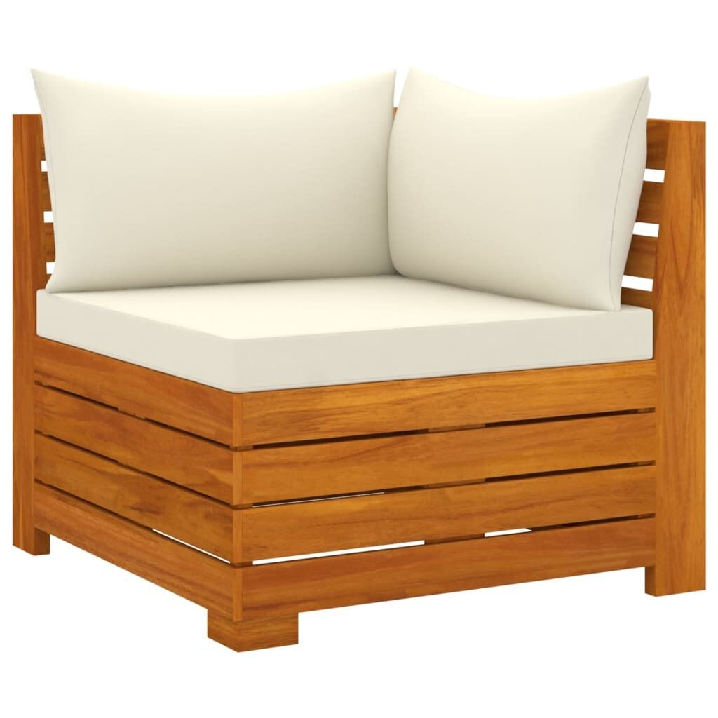 10 Piece Garden Lounge Set with Cushions Solid Wood Acacia Price