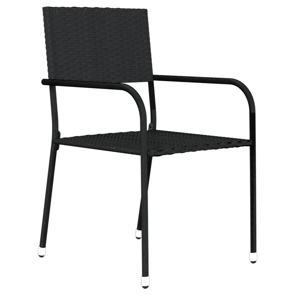 9 Piece Garden Dining Set Black Price