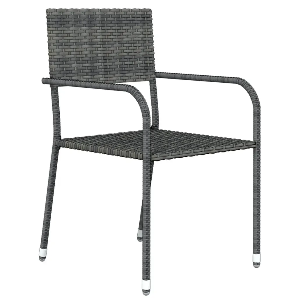 9 Piece Garden Dining Set Grey Price