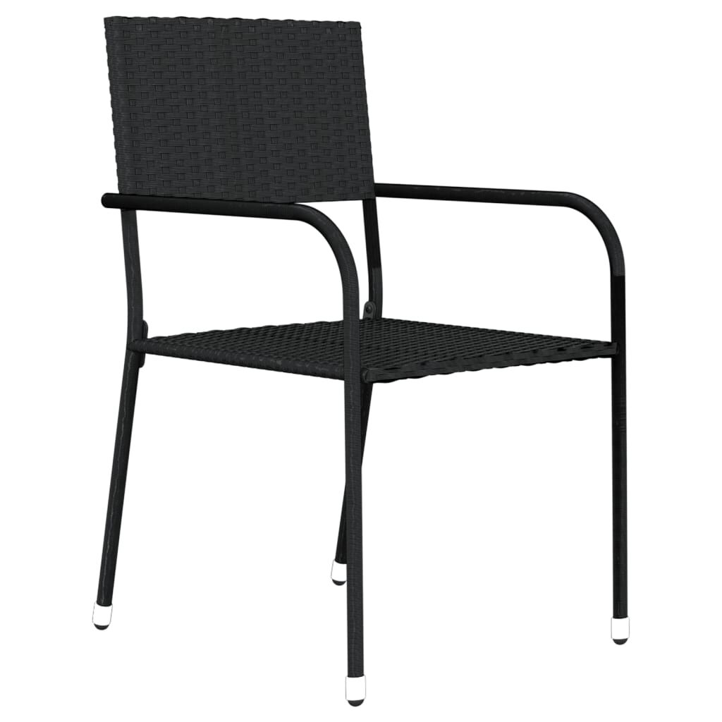 7 Piece Garden Dining Set Black Price