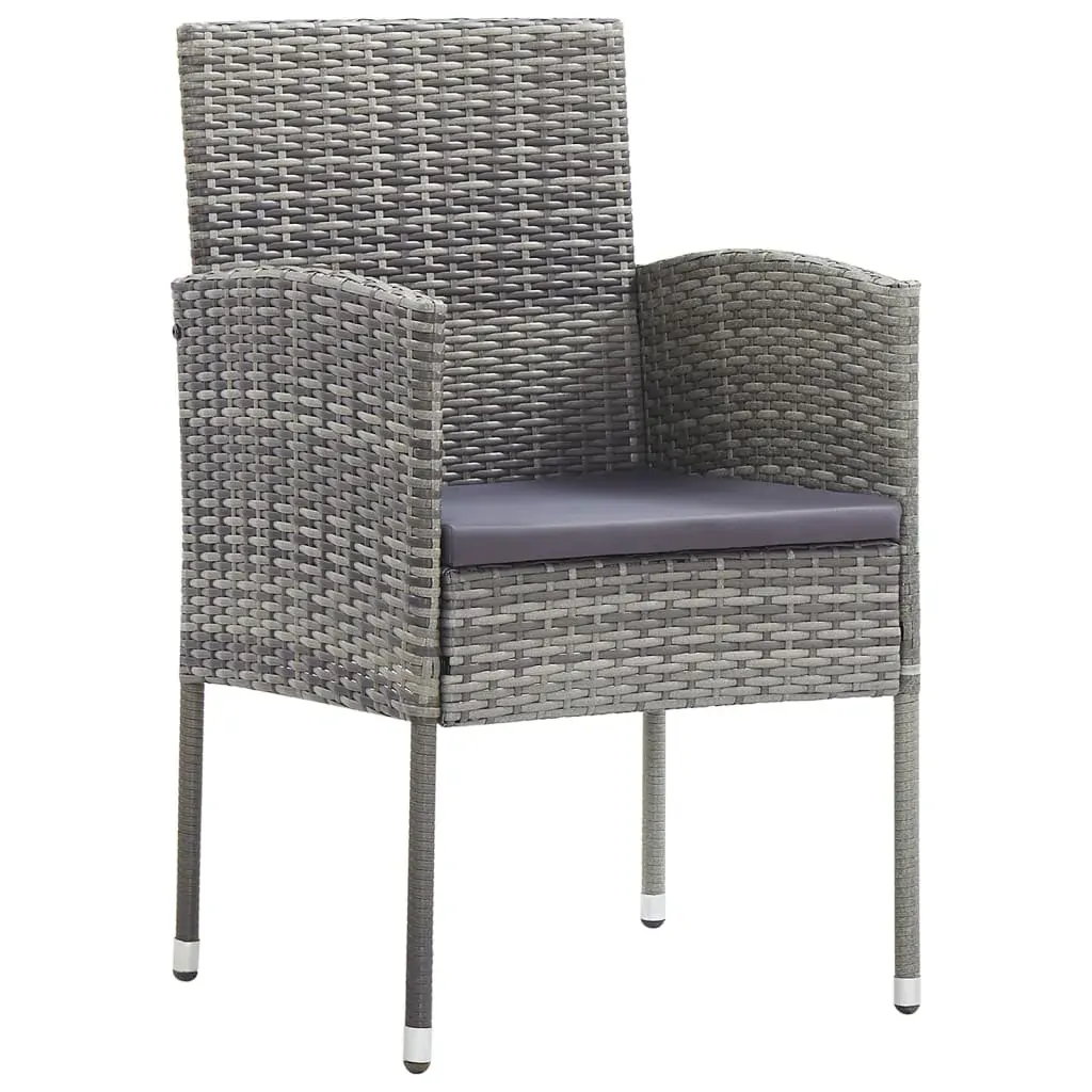 5 Piece Garden Dining Set Anthracite Price