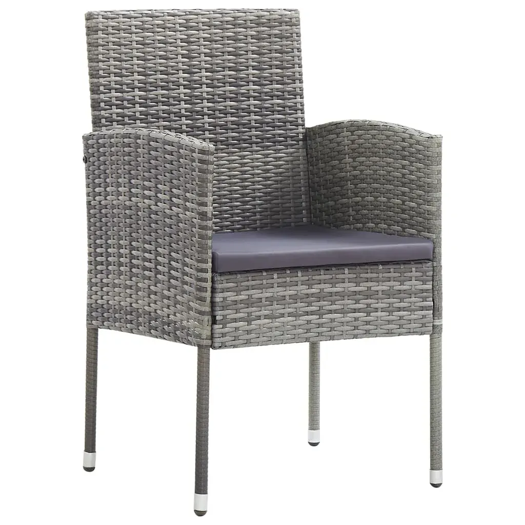 5 Piece Garden Dining Set Anthracite Price