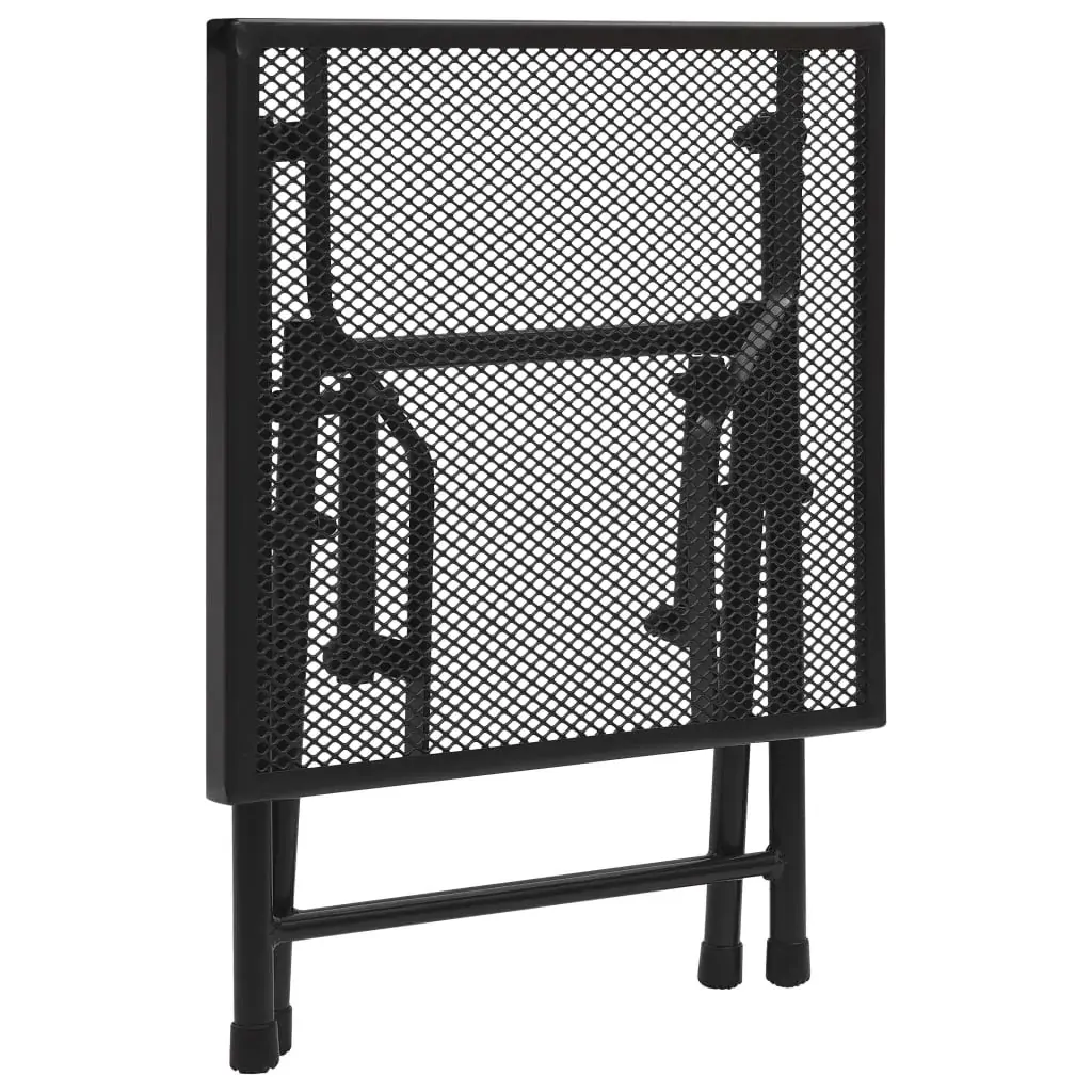 Folding Table Mesh 38x38x38 cm Steel Anthracite Price