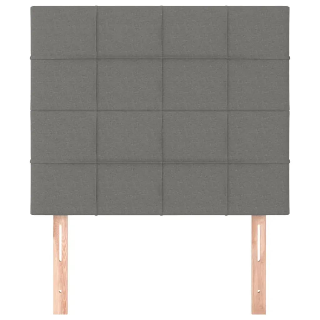 Headboards 2 pcs Dark Grey 100 cm Fabric Price