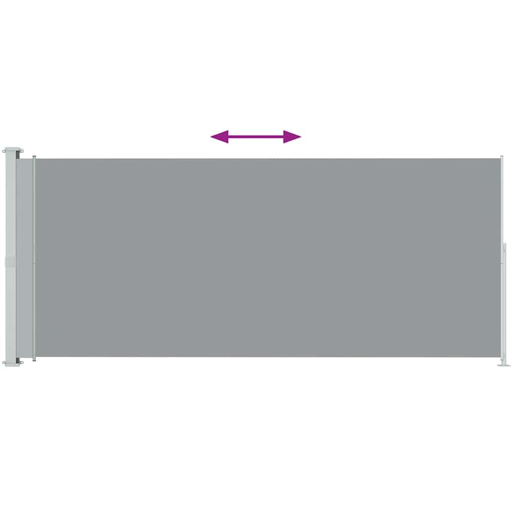 Patio Retractable Side Awning 200x500cm Grey Price