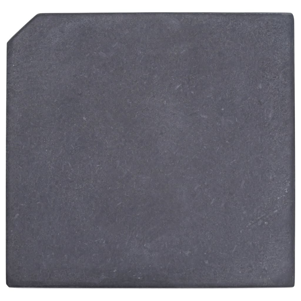 Umbrella Weight Plate Black Granite Square 25 kg Price