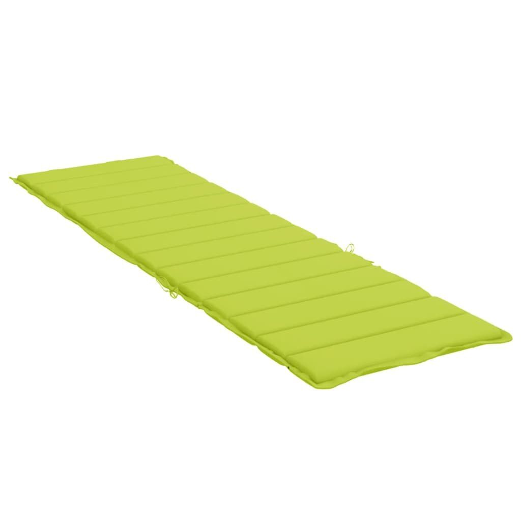 Sun Lounger Cushion Bright Green 200x60x3cm Oxford Fabric Price