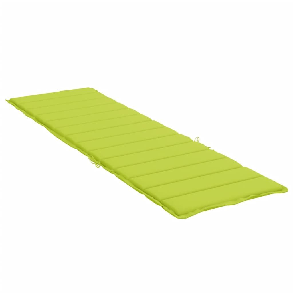 Sun Lounger Cushion Bright Green 200x70x3cm Oxford Fabric Price
