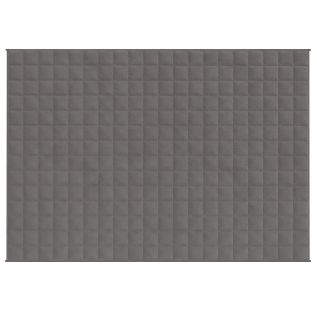 Weighted Blanket Grey 152x203 cm 11 kg Fabric Price