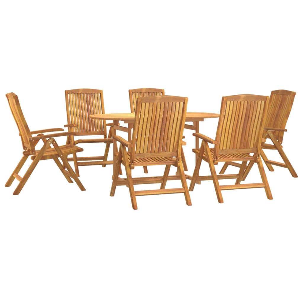 7 Piece Garden Dining Set Solid Wood Teak Price