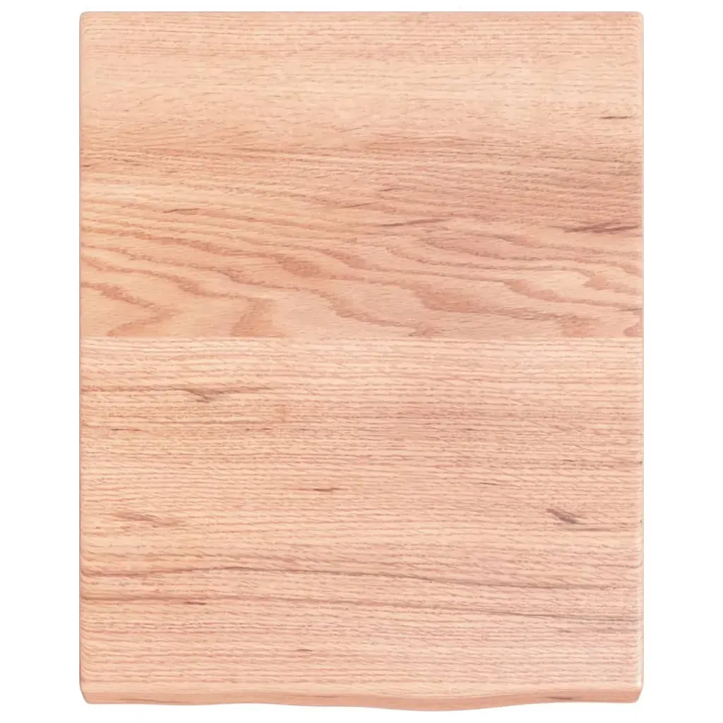 Bathroom Countertop Light Brown 40x50x4 cm Treated Solid Wood Price