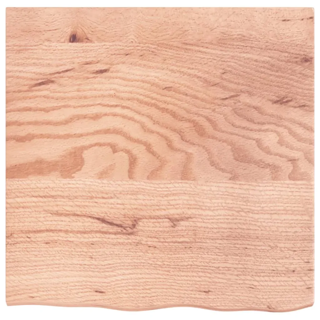 Bathroom Countertop Light Brown 60x60x2 cm Treated Solid Wood Price