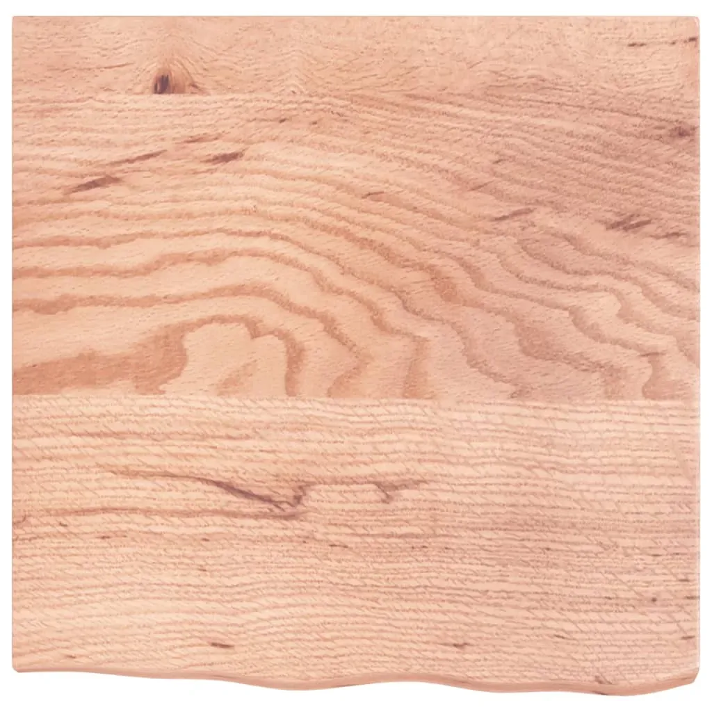Bathroom Countertop Light Brown 60x60x4 cm Treated Solid Wood Price
