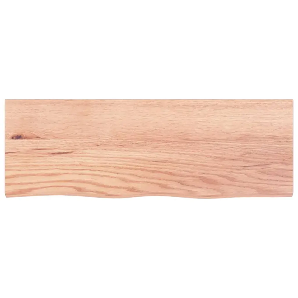 Bathroom Countertop Light Brown 80x30x4 cm Treated Solid Wood Price