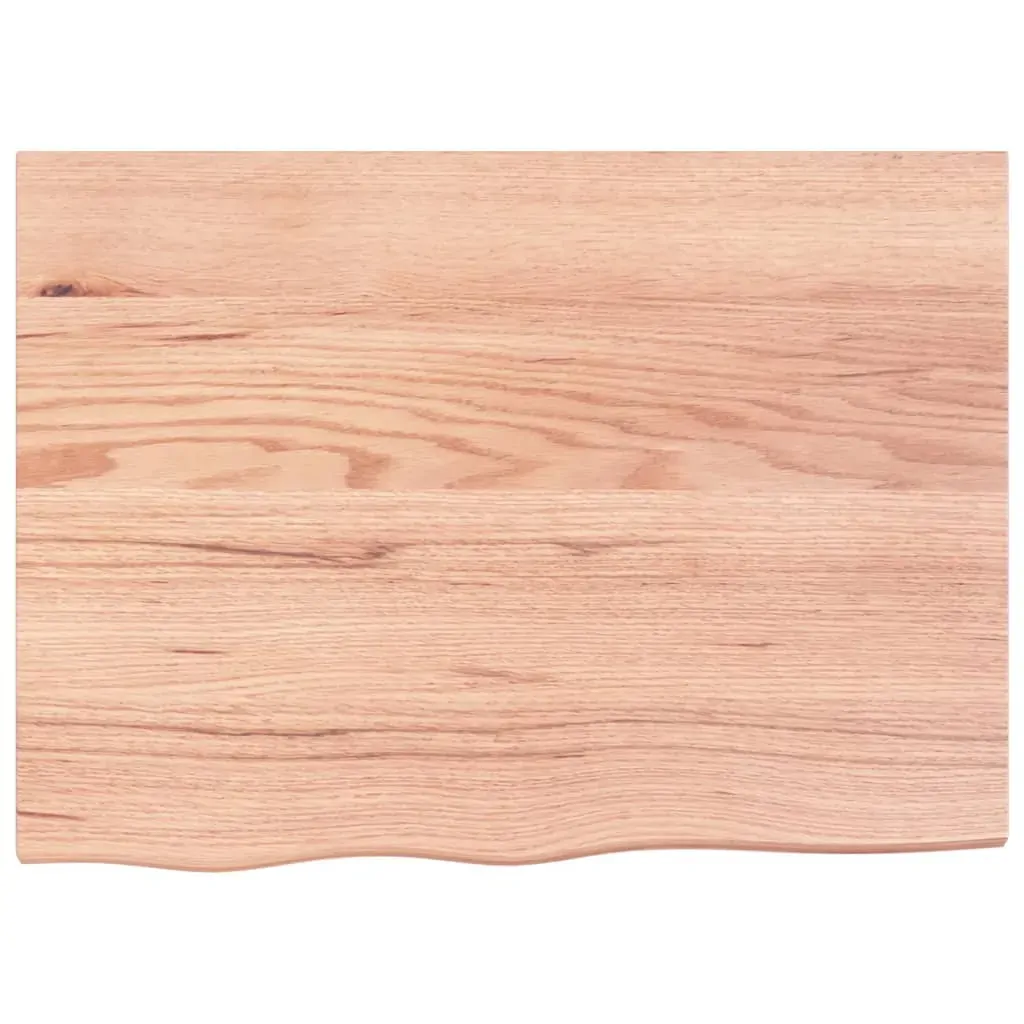 Bathroom Countertop Light Brown 80x60x4 cm Treated Solid Wood Price