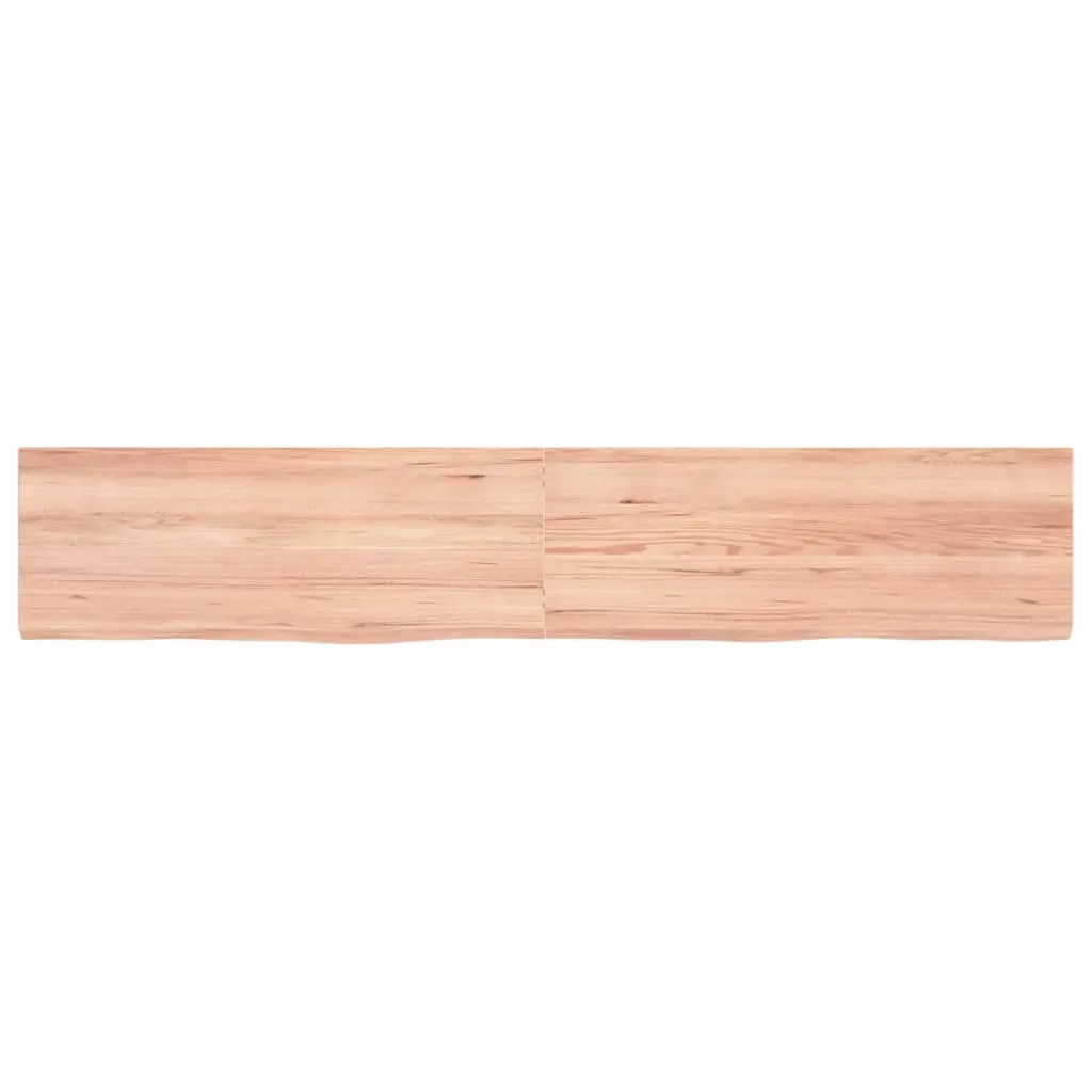 Bathroom Countertop Light Brown 160x30x4 cm Treated Solid Wood Price