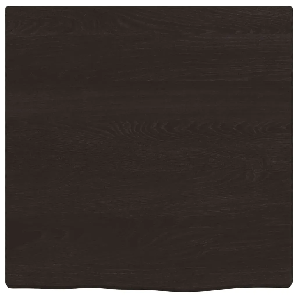 Bathroom Countertop Dark Brown 40x40x4 cm Treated Solid Wood Price