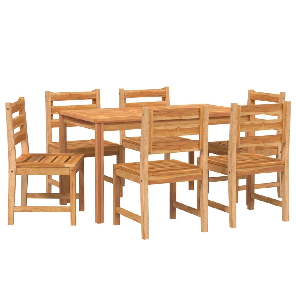 7 Piece Garden Dining Set Solid Wood Teak Price