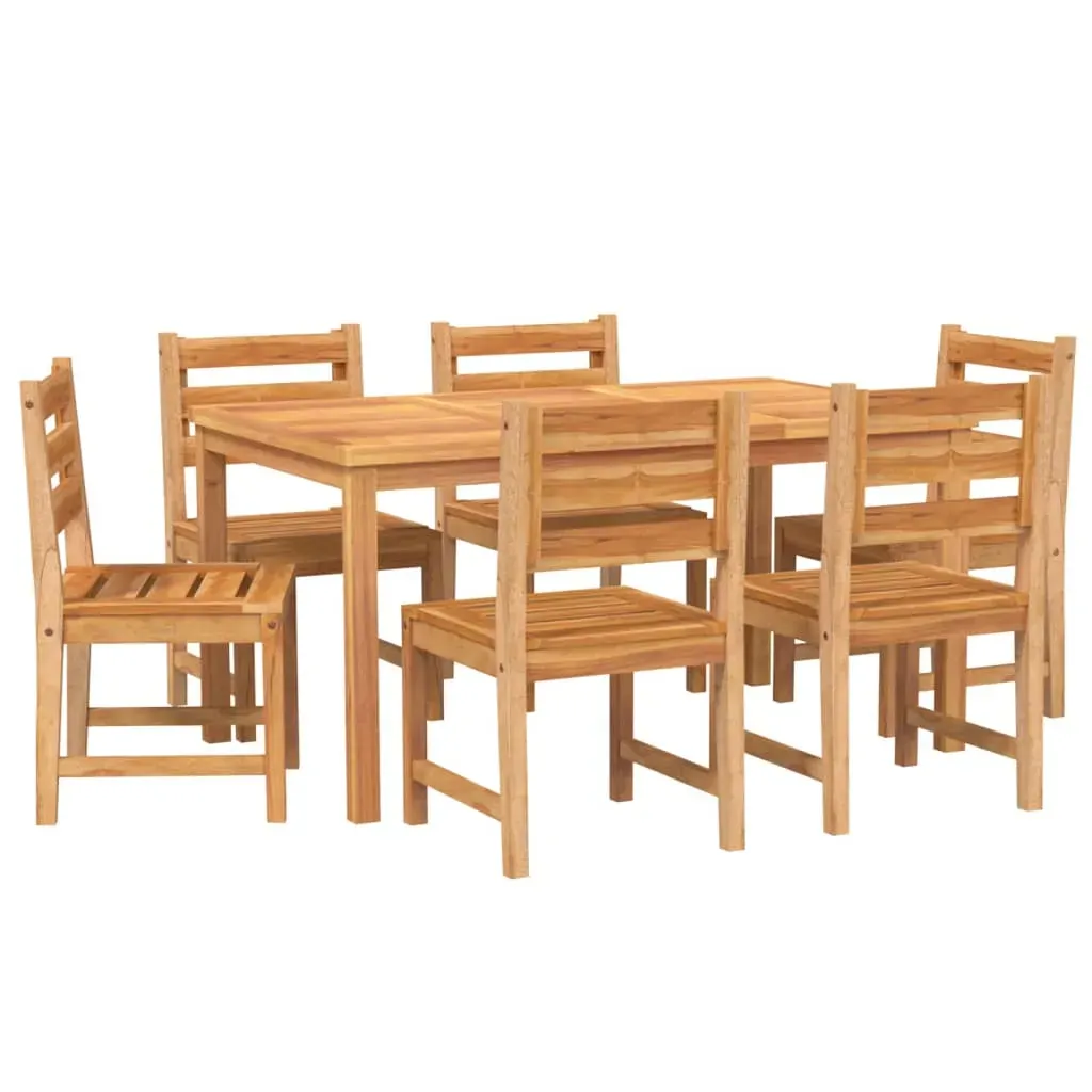 7 Piece Garden Dining Set Solid Wood Teak Price