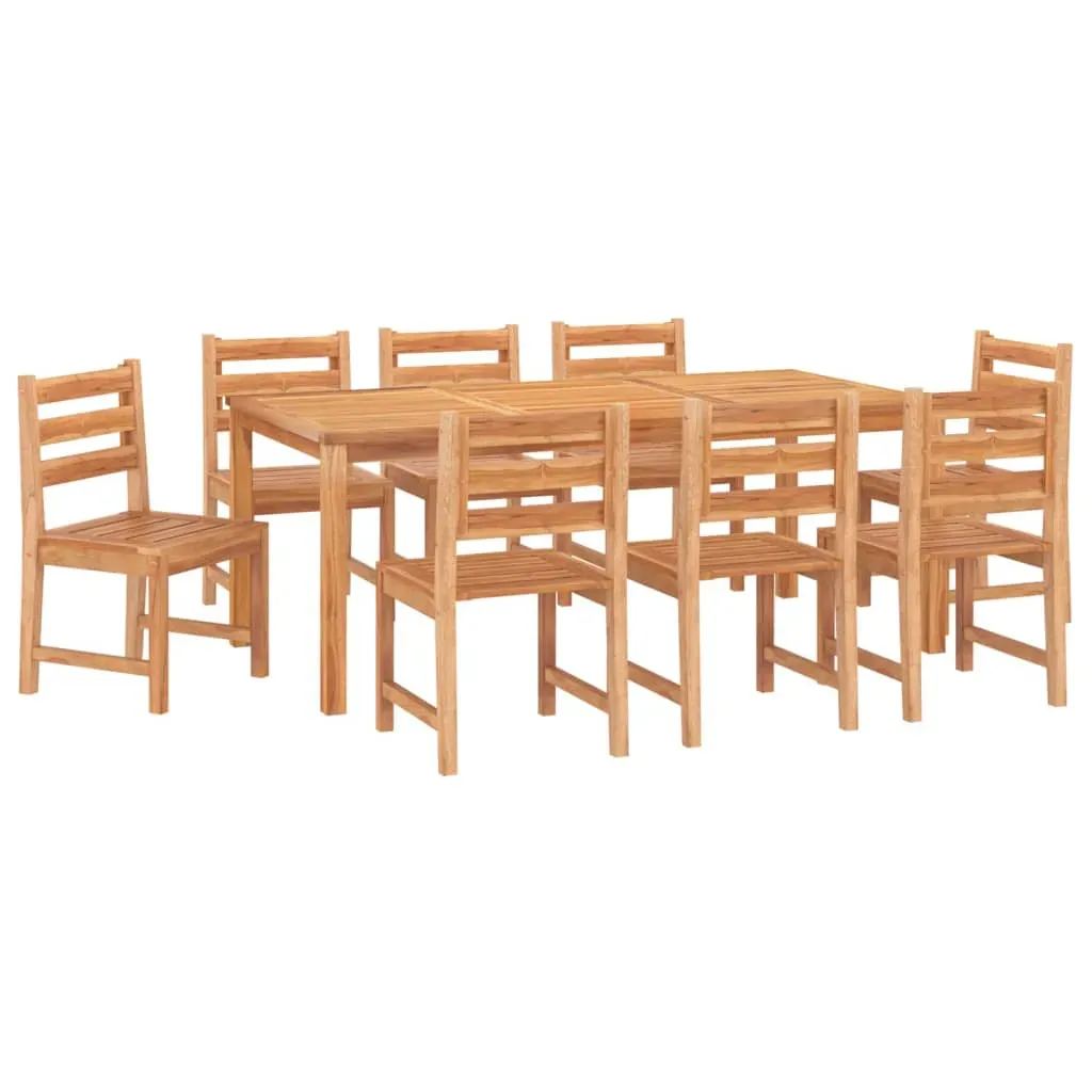 9 Piece Garden Dining Set Solid Wood Teak Price