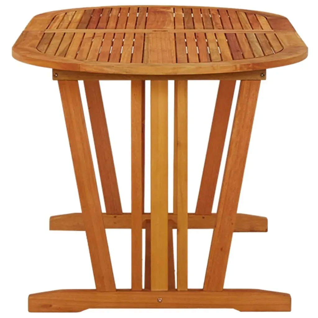 Garden Table 160x85x75 cm Solid Wood Eucalyptus Price