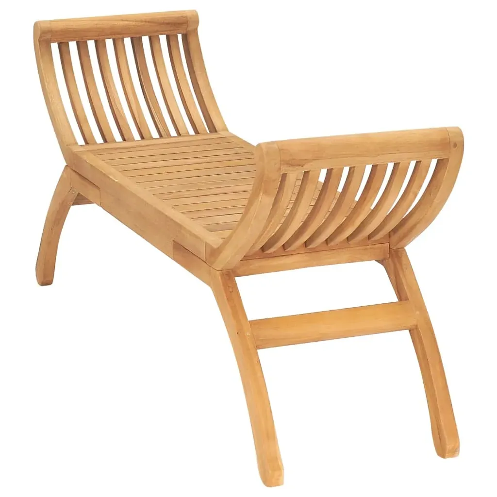 Garden Bench 126 cm Solid Teak Wood Price