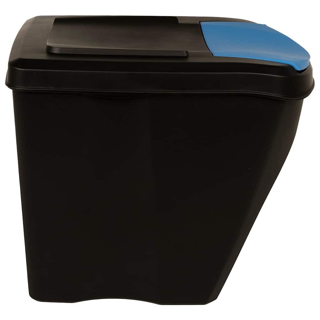 Stackable Garbage Bin Boxes 4 pcs Anthracite 100 L Polypropylene Price