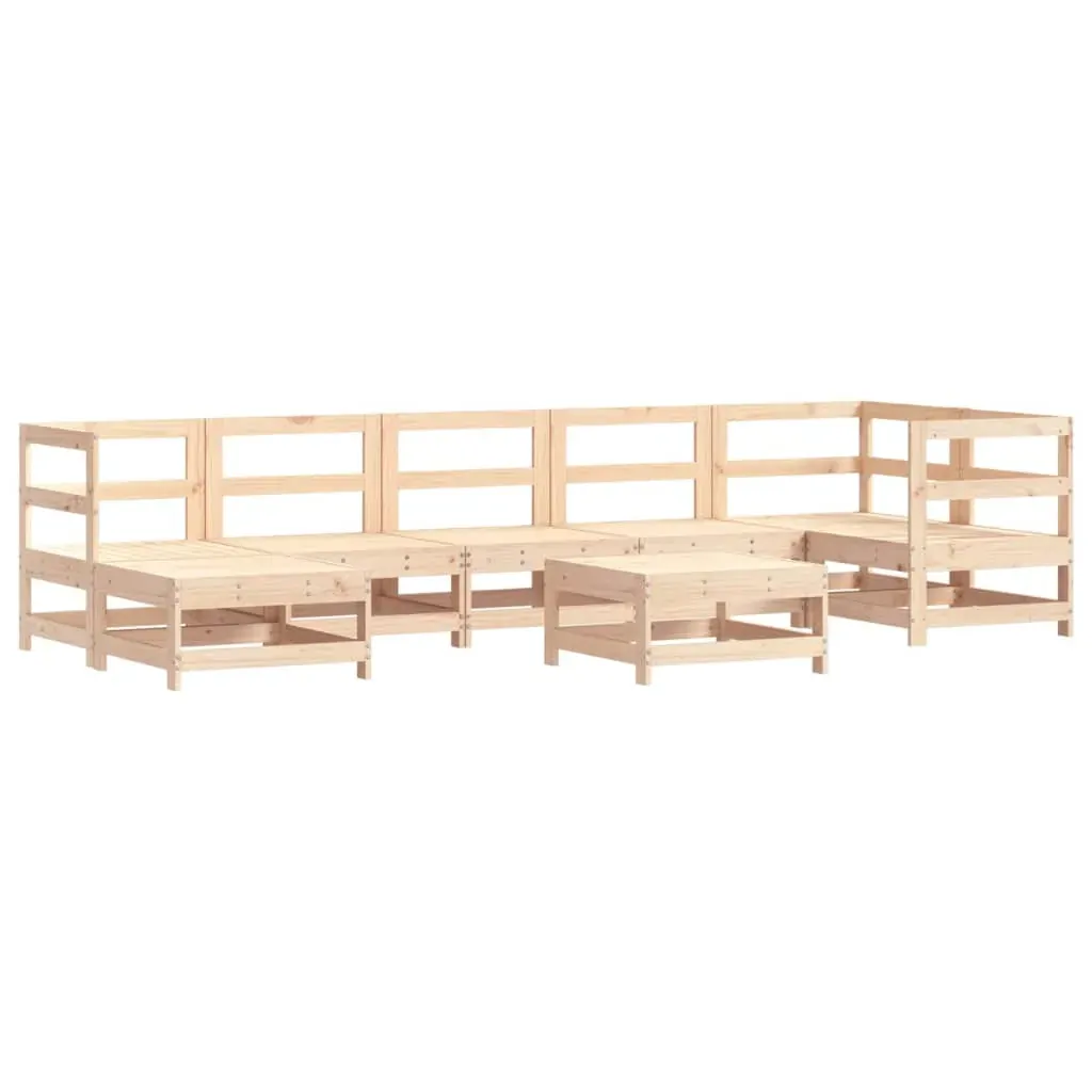 8 Piece Garden Lounge Set with Cushions Solid Wood Price