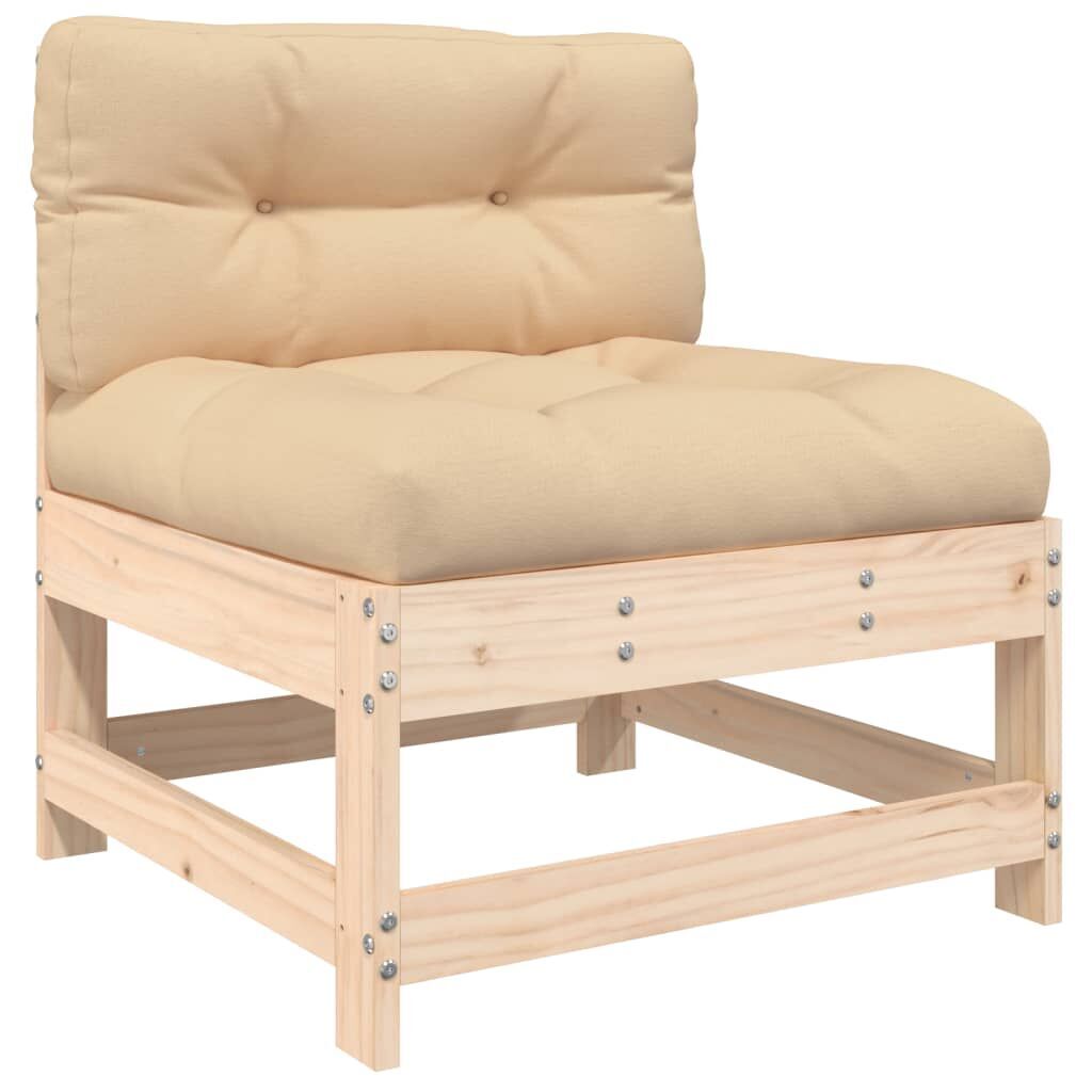 10 Piece Garden Lounge Set with Cushions Solid Wood Price