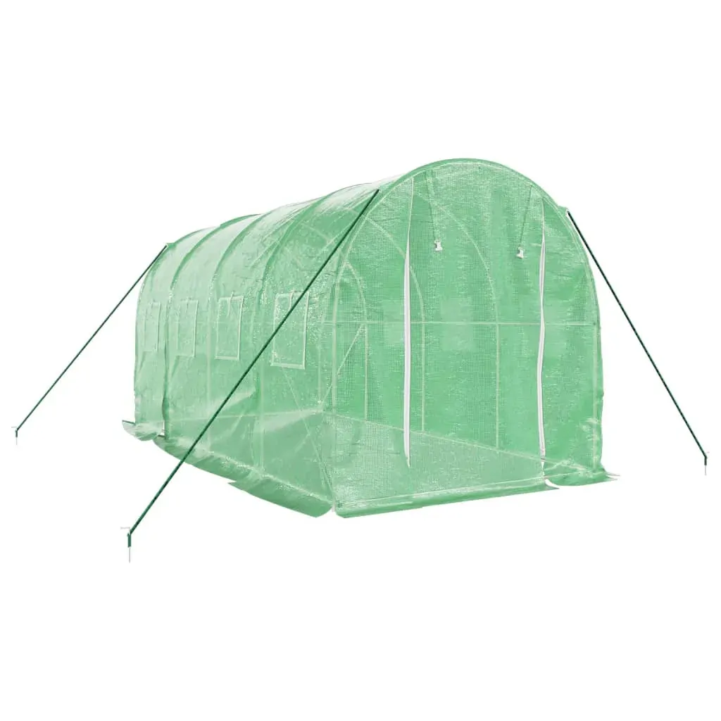Greenhouse with Steel Frame Green 8 m² 4x2x2 m Price