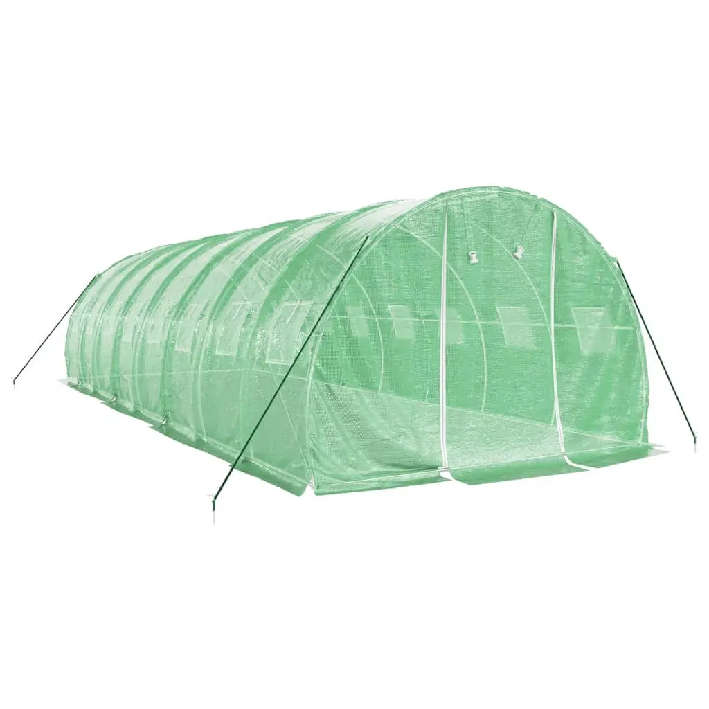 Greenhouse with Steel Frame Green 24 m² 8x3x2 m Price