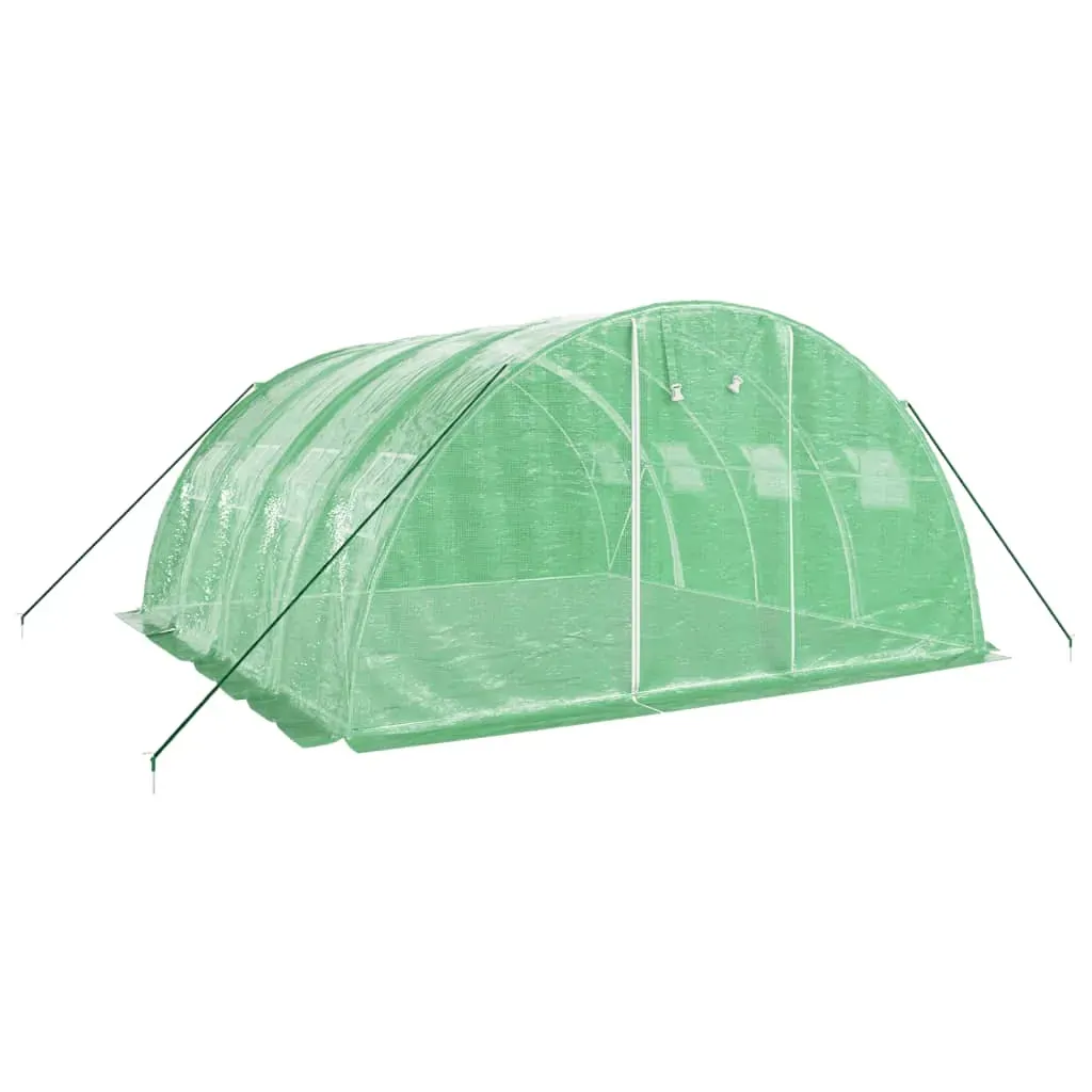 Greenhouse with Steel Frame Green 16 m² 4x4x2 m Price