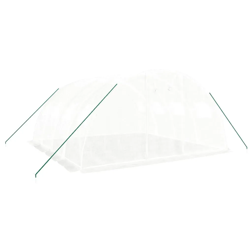 Greenhouse with Steel Frame White 16 m² 4x4x2 m Price