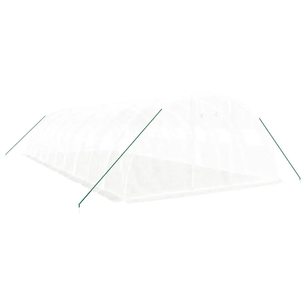 Greenhouse with Steel Frame White 40 m² 10x4x2 m Price