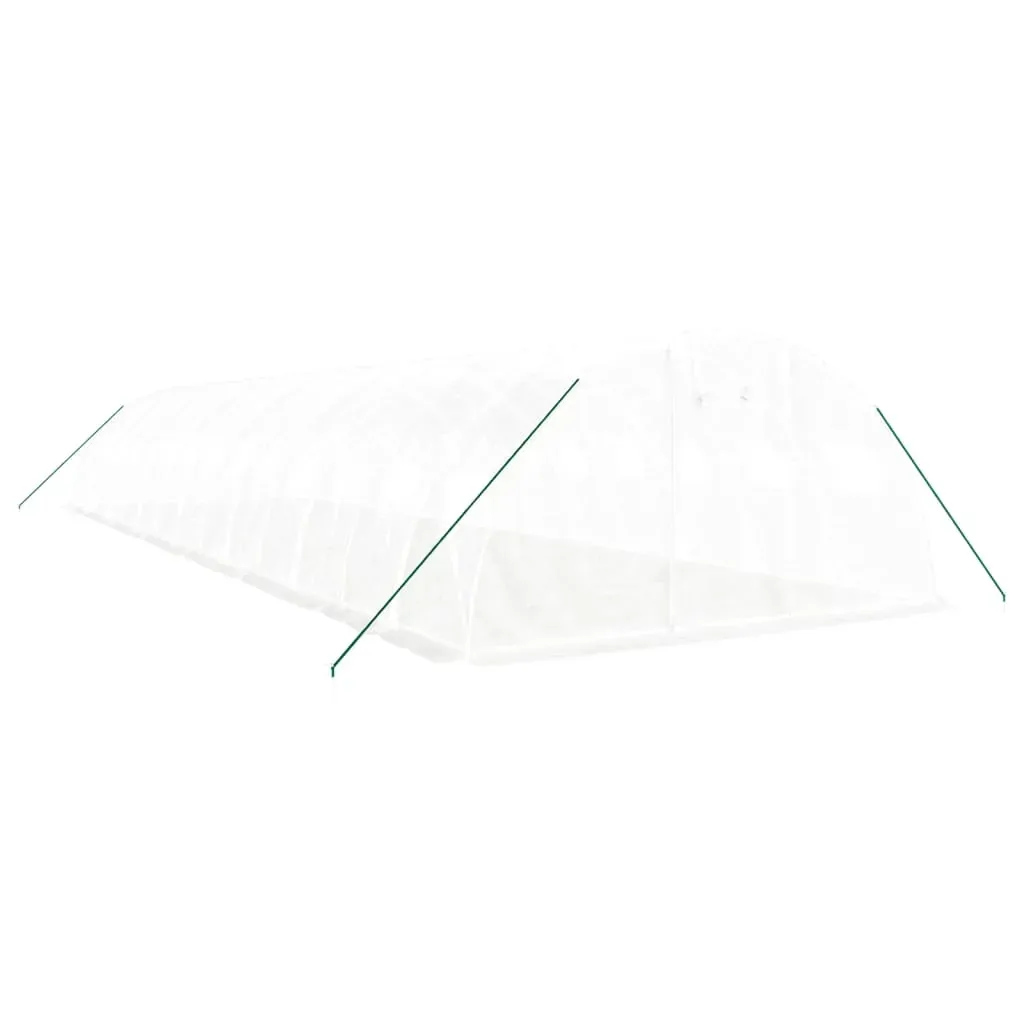 Greenhouse with Steel Frame White 56 m² 14x4x2 m Price