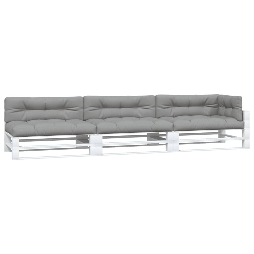 Pallet Cushions 7 pcs Grey Fabric Price