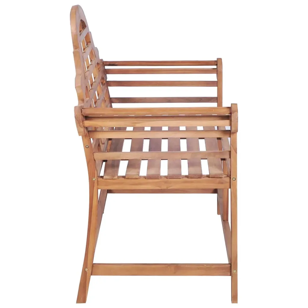 Garden Bench 127x58.5x92.5 cm Solid Wood Teak Price