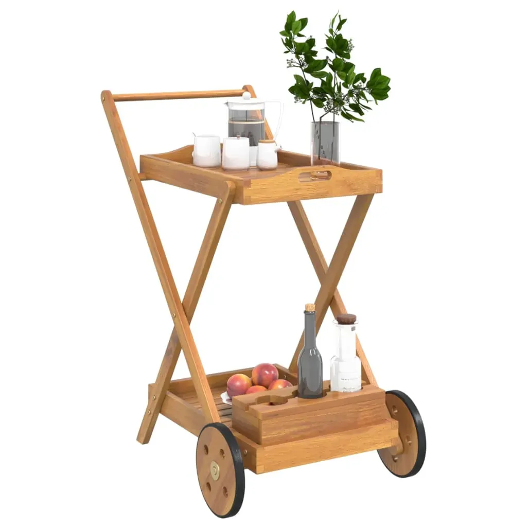 Tea Trolley 54x87x90 cm Solid Wood Acacia Price