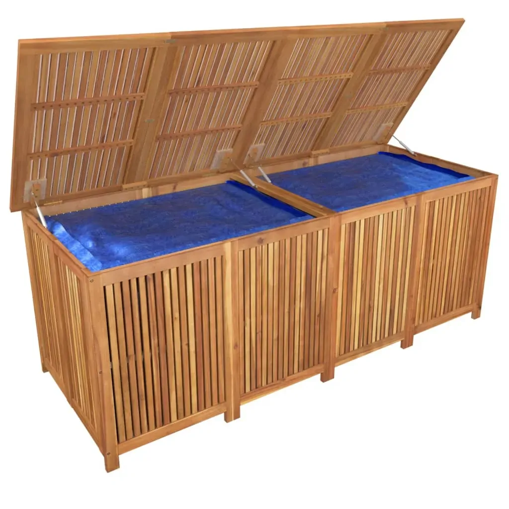Garden Storage Box 200x80x75 cm Solid Wood Acacia Price