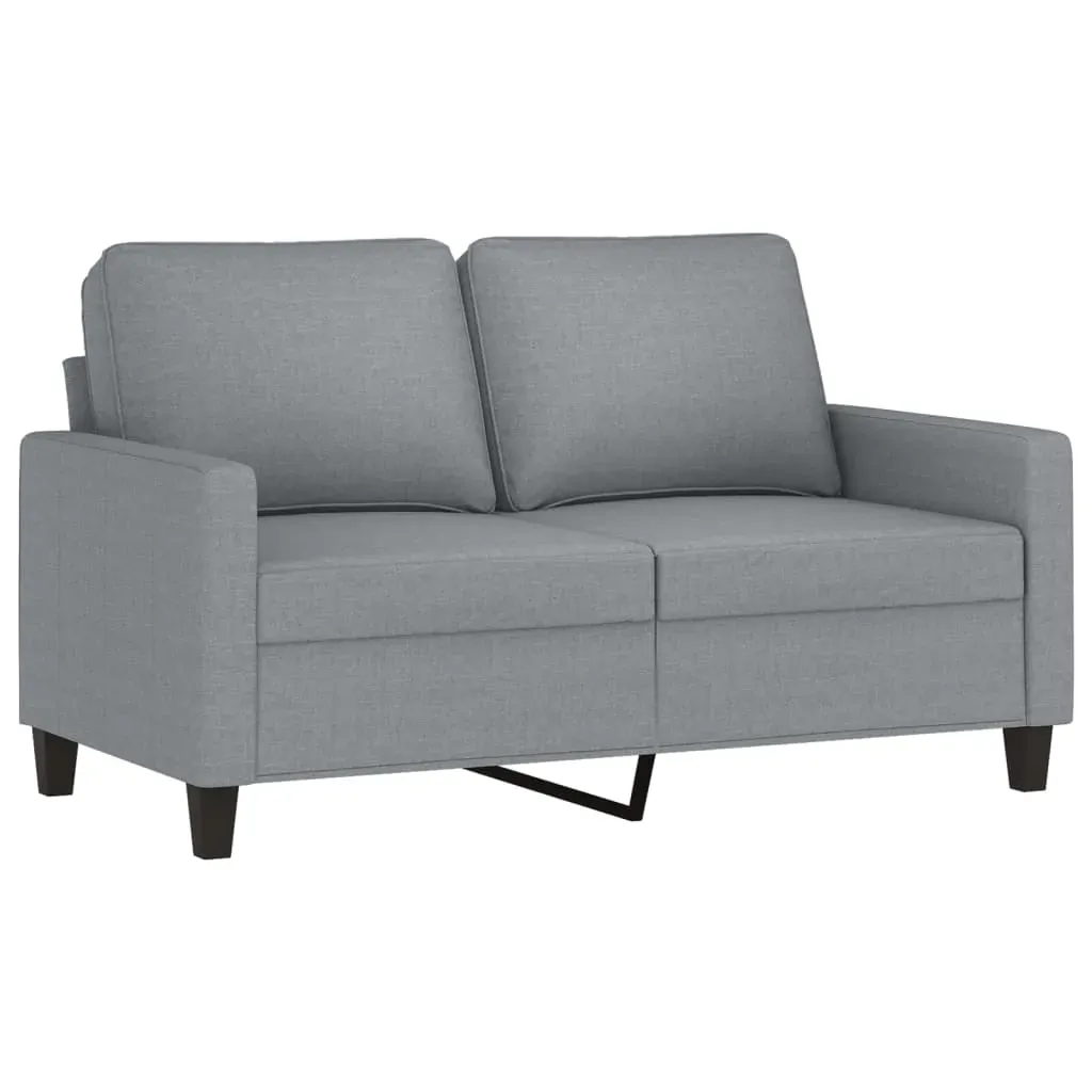 2 Piece Sofa Set with Cushions Light Grey Fabric Price