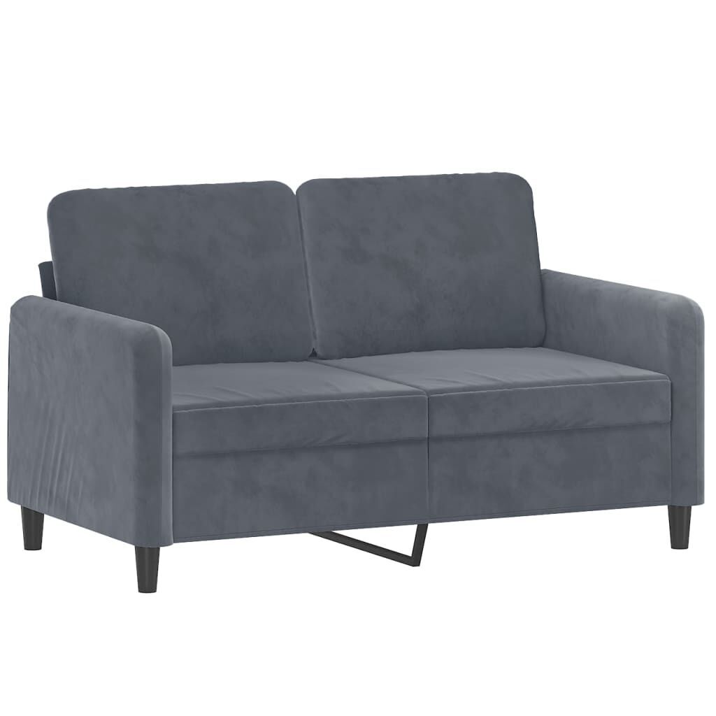3 Piece Sofa Set Dark Grey Velvet Price