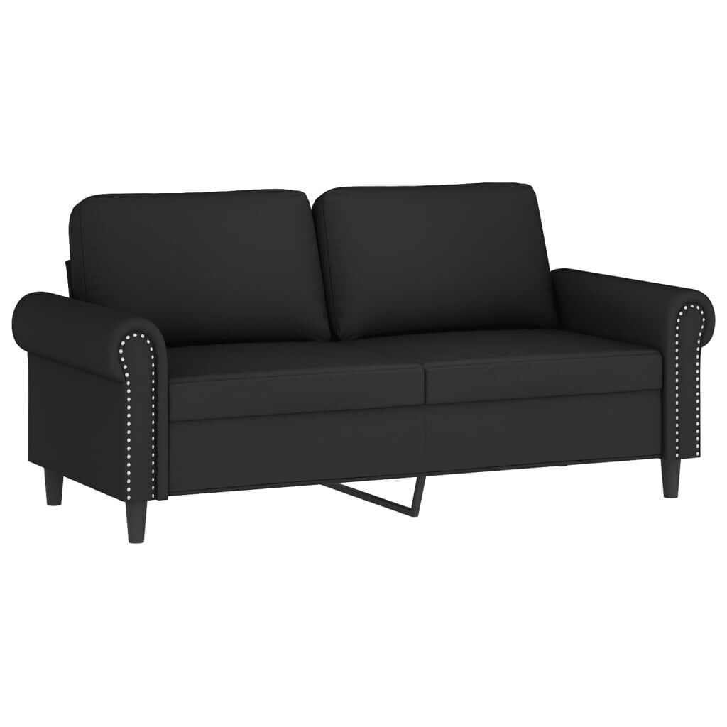 3 Piece Sofa Set with Cushions Black Velvet Price