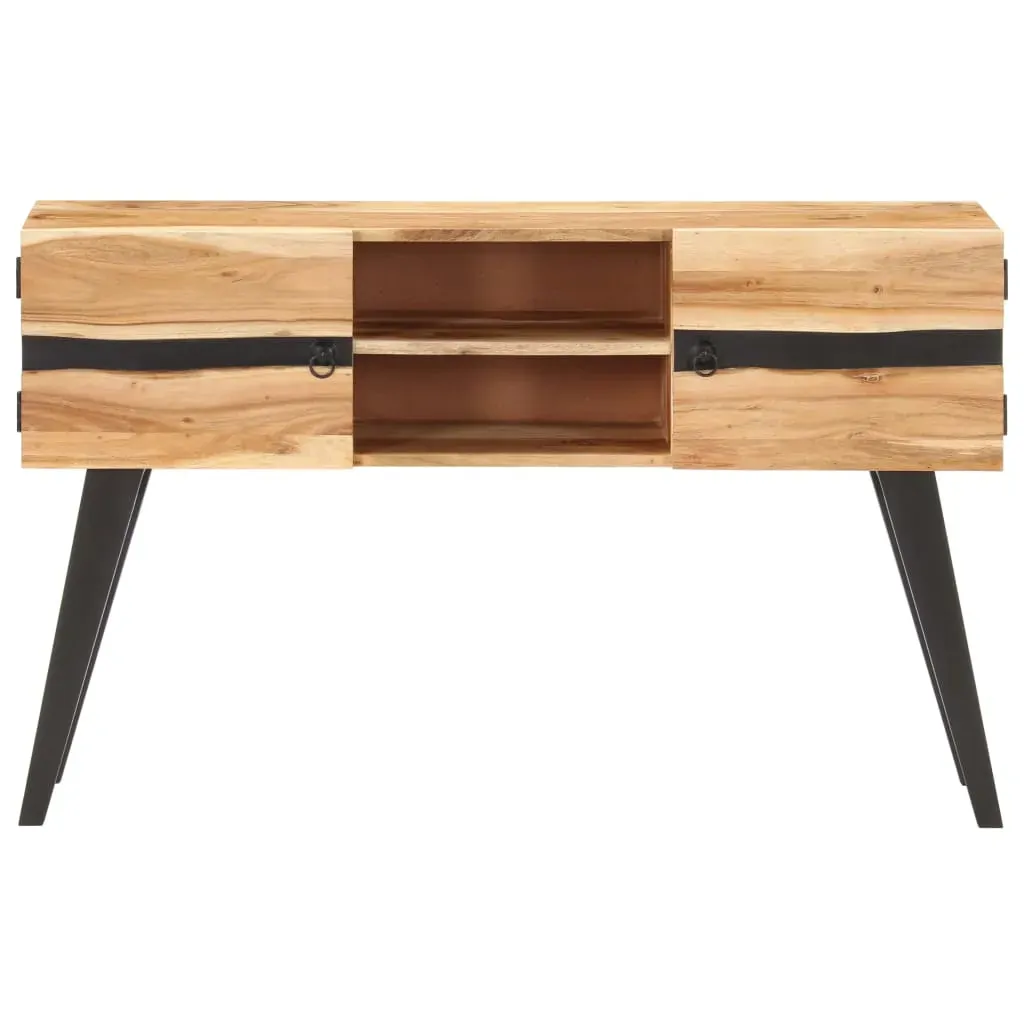 Sideboard 120x30x75 cm Solid Acacia Wood Price