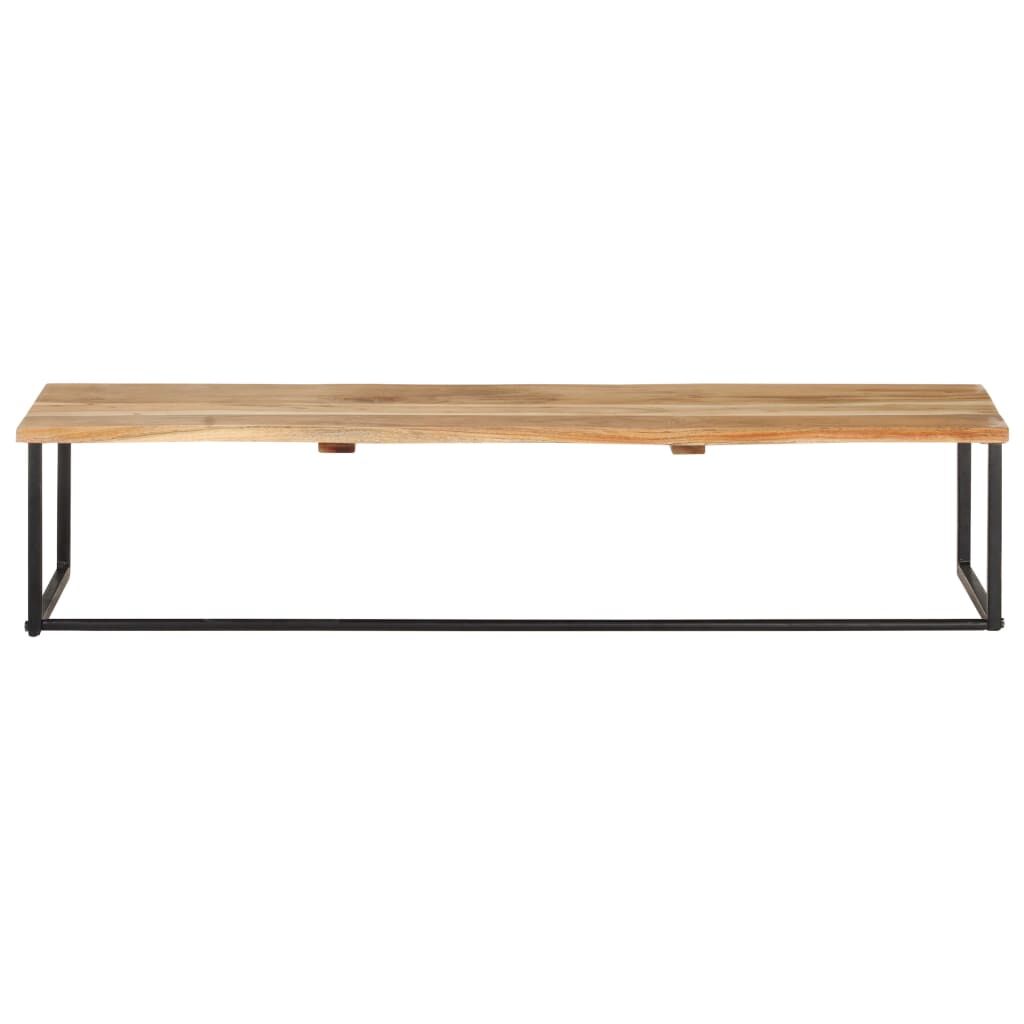 Peg with Live Edge 100x35x22 cm Solid Acacia Wood Price