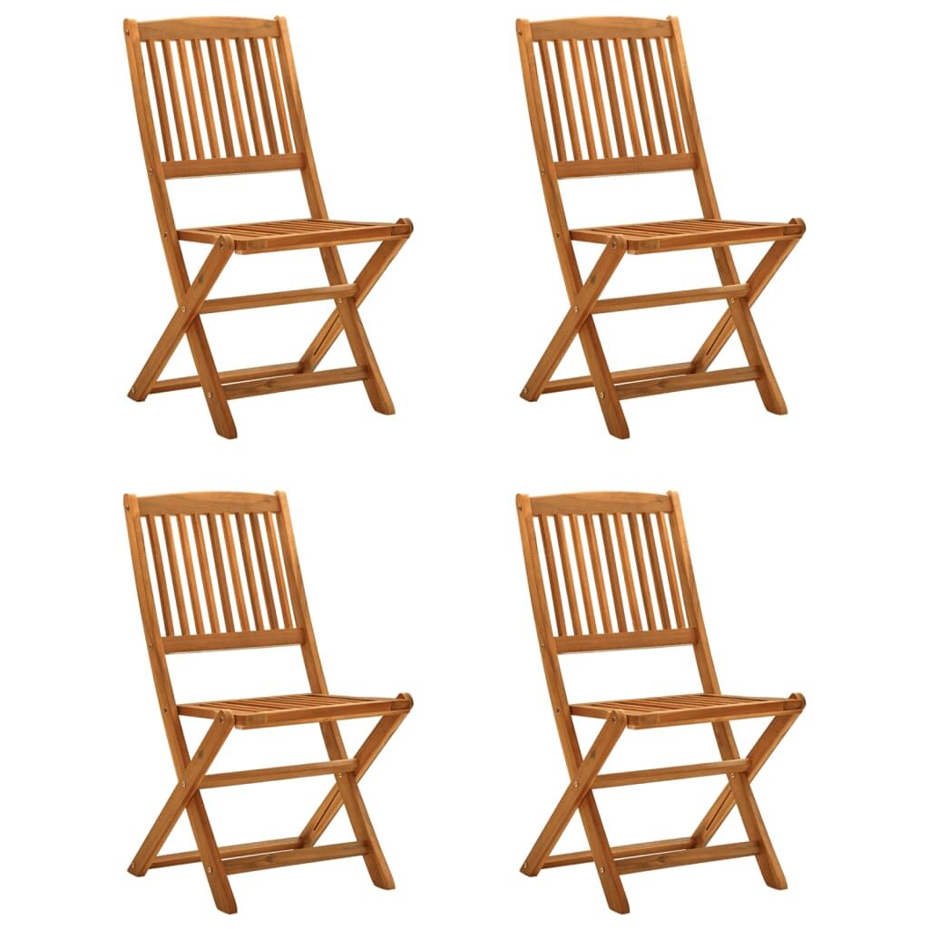5 Pieces Garden Dining Set Solid Wood Acacia Price