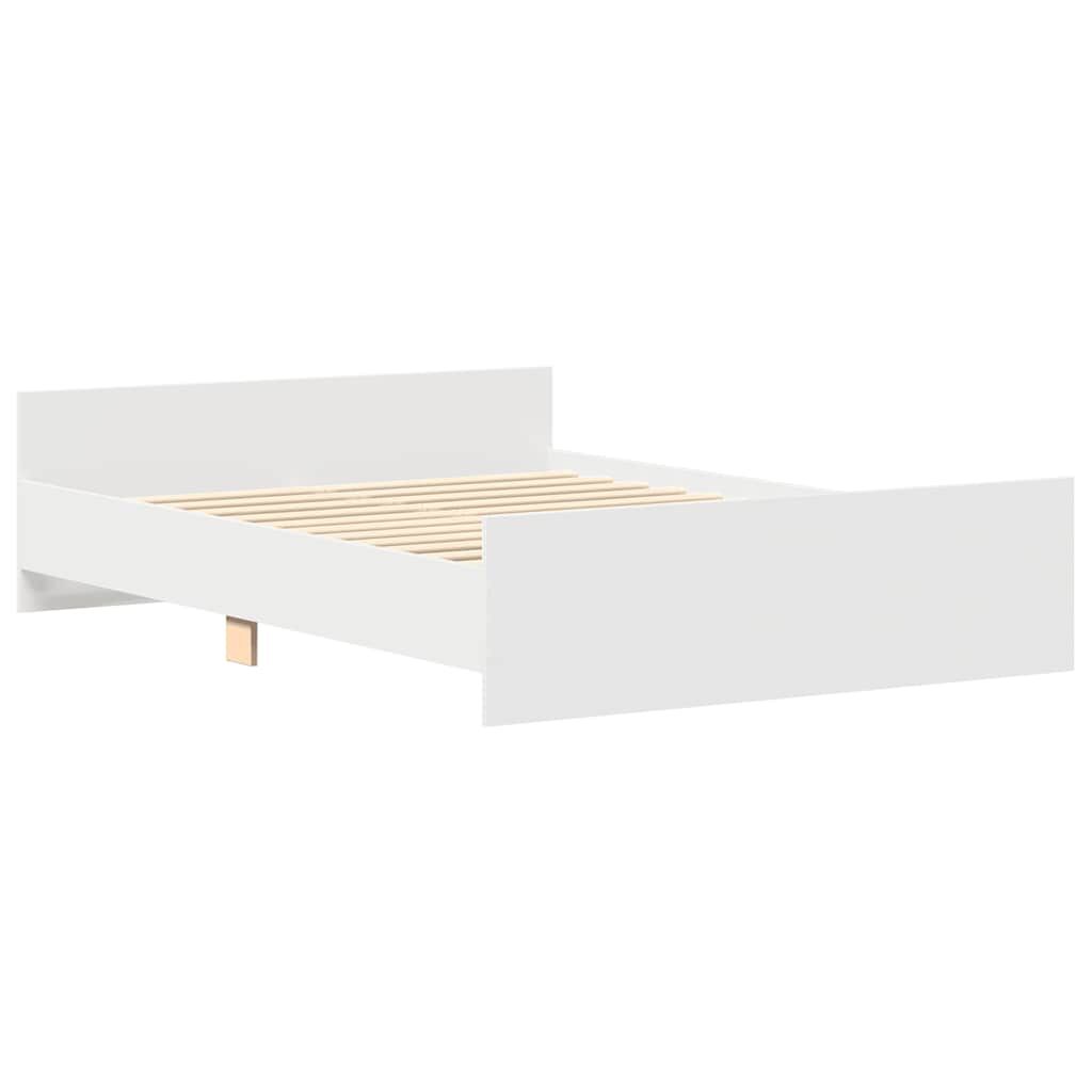 Bed Frame without Mattress White 150x200 cm Price