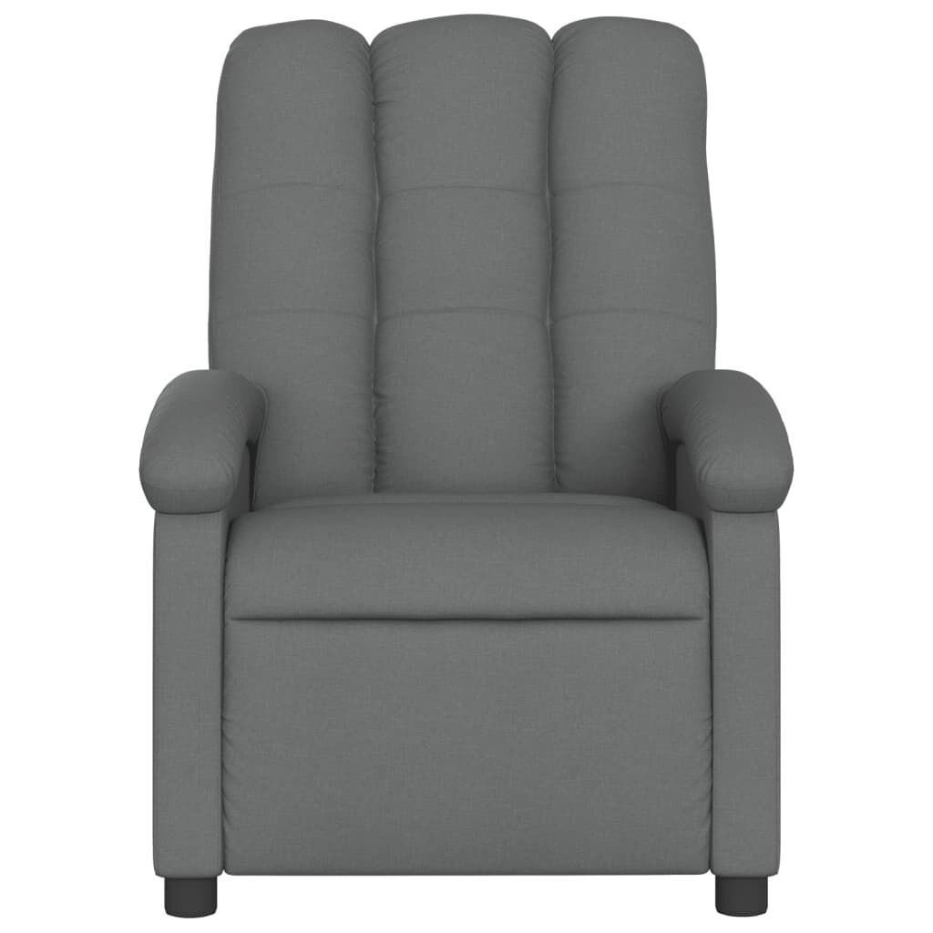Recliner Chair Dark Grey Fabric Price