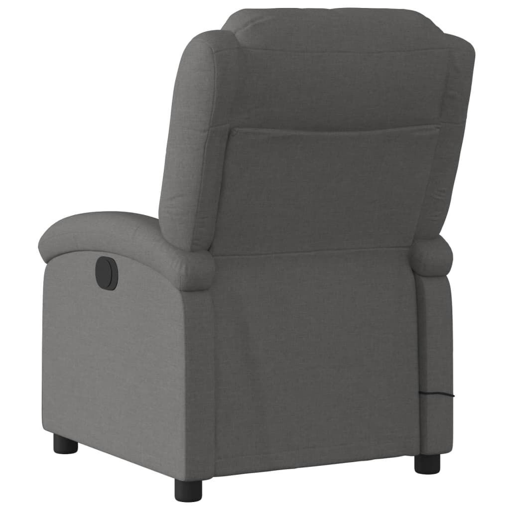 Electric Massage Recliner Chair Dark Grey Fabric Price